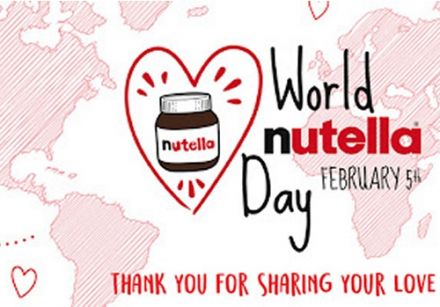 News - February 5th - World Nutella Day