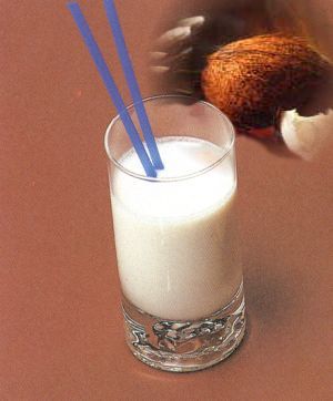 Coconut milk frappé