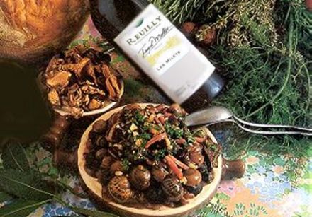 Escargots with Ceps and Reuilly Wine