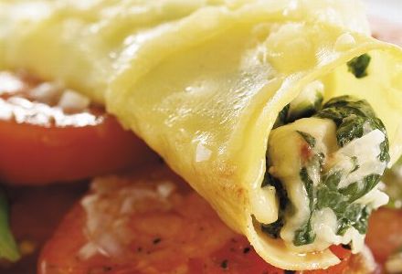 Cannelloni Stuffed with Spinach and Ricotta