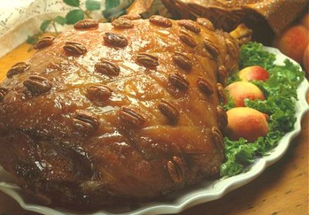 Pecan-Crusted Ham