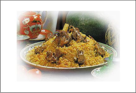 Plov with Chicken and Dried Fruit