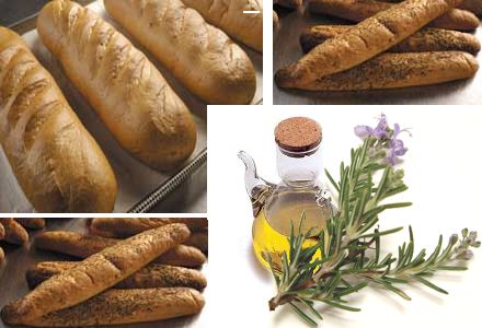 Olive Oil and Rosemary Appetizer Bread