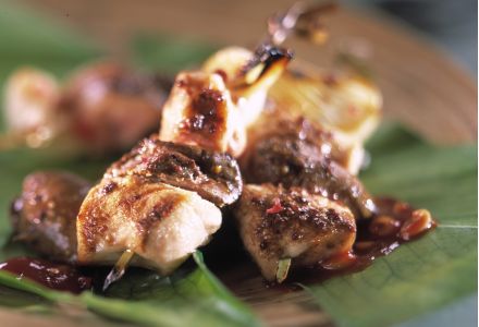 Rabbit Skewers with Barbecue Sauce