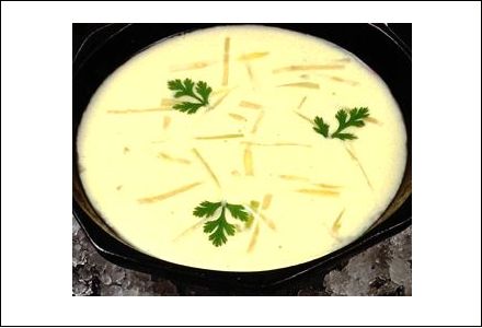 Chilled Cream of Celery Soup