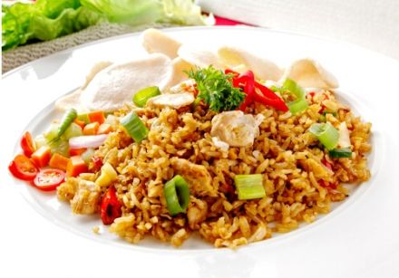 Fried Rice with Chicken and Basil