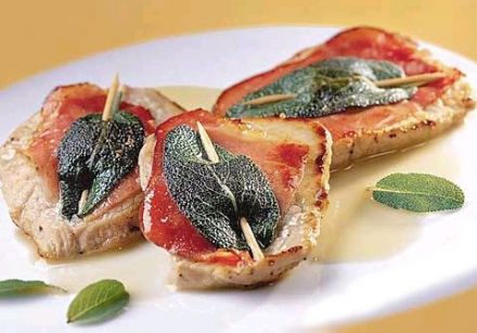 Veal Scallopini with Prosciutto and Sage - Saltimbocca