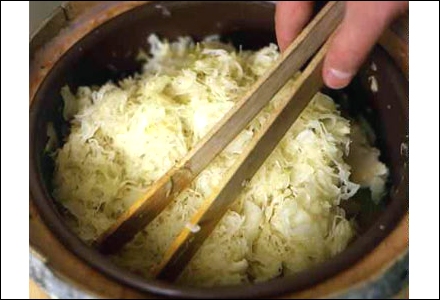 Sauerkraut as a side dish