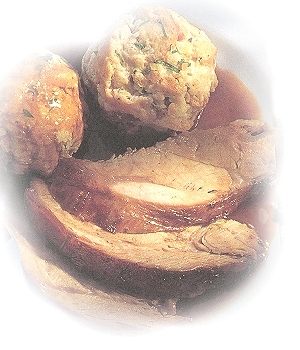 Roast Veal Shank with Knödel
