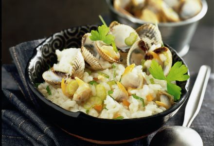 Risotto with Cockles or Clams