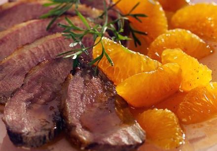 Duck Breast with Corsican Clementines