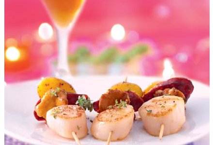 Scallop Kebabs