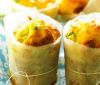 Pea, Chevre and Lemon Muffins