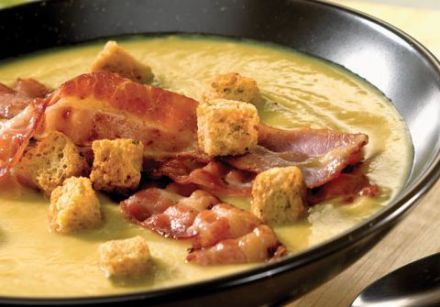 Turnip and Bacon Soup, a recipe from Gourmetpedia