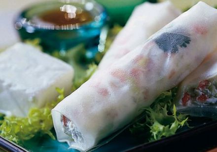 Spring Rolls with 0% Fromage Frais