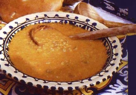 Cracked Wheat Soup with Cumin