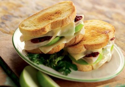 Grilled Turkey and Fontina Sandwich