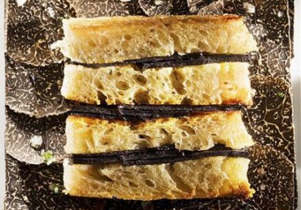 Warm Fresh Truffle Sandwich with Salted Butter