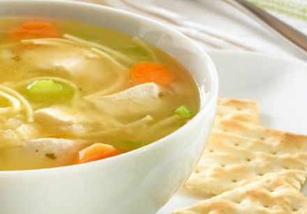 Simple Chicken Noodle Meal Soup 