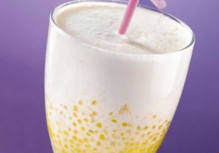 Coconut, Pineapple and Lychee Bubble Tea