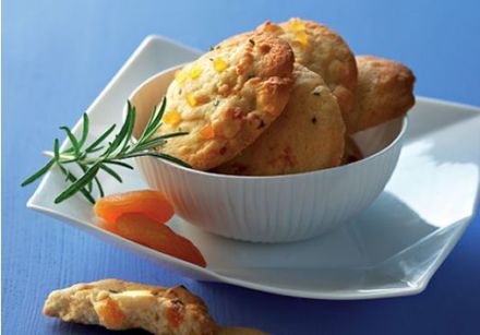 Apricot Rosemary Cookies