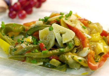 Poivronnade - Sautéed Peppers with Onion and Garlic