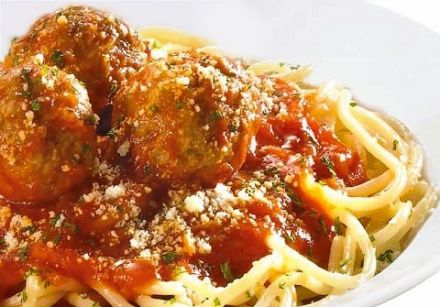 Spaghetti and Meatballs (veal, pork and pecorino)