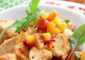Pan-Roasted Chicken Breast with Yellow Peach Chutney