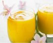 Mango and orange blossom smoothie