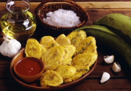 Tostones / Flattened Fried Plantains