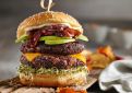 Black Rice Halloumi Burger