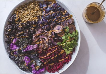 Spiced Purple Power Bowl with California Prunes