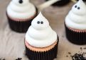 Strawberry Ghost Cupcakes