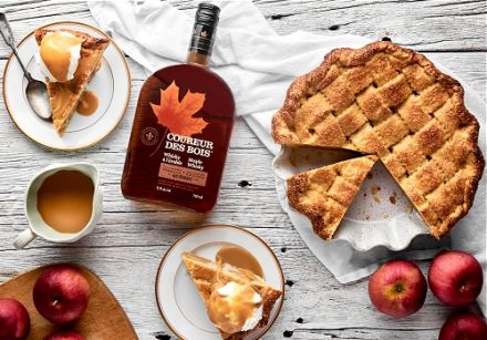 Apple Pie with Coureur des Bois Maple Whisky Caramel Sauce