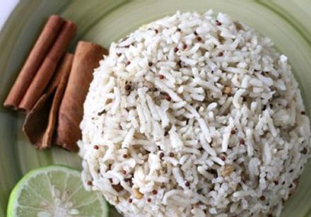 Indonesian Spiced Rice with Fried Onions