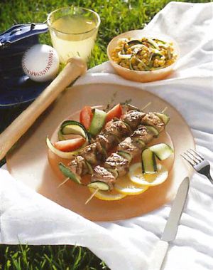 Lamb Souvlaki - Greek-Style Marinated Lamb Skewers