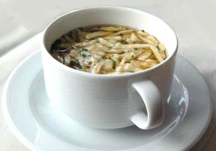 Fritattensuppe - Consommé with Shredded Crêpes