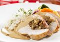 Turkey Stuffed with Walnuts - Peru recheado com nozes