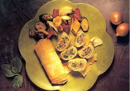 Prosciutto, Bocconcini and Spinach Rolls