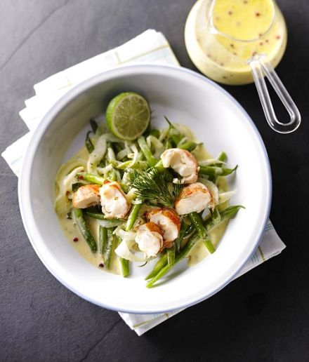 Warm Green Bean, Fennel and Lobster Salad with Hollandaise 1
