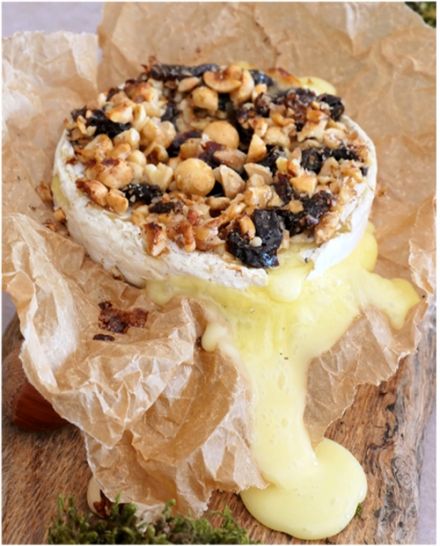 Roasted Camembert with Périgord Walnuts and Agen Prunes 1