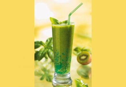 Pineapple, Kiwi and Mint Bubble Tea 1