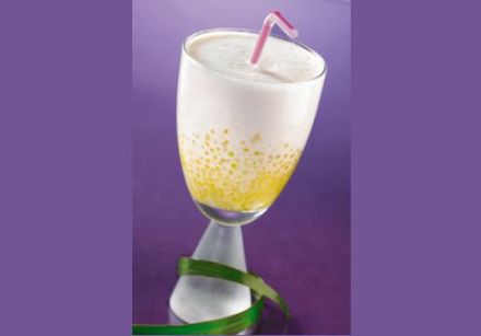 Coconut, Pineapple and Lychee Bubble Tea 1