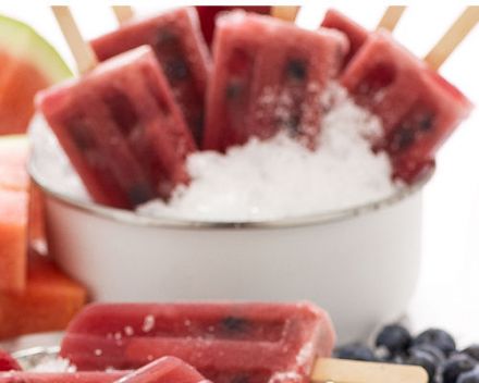 Watermelon Berry Popsicles 1