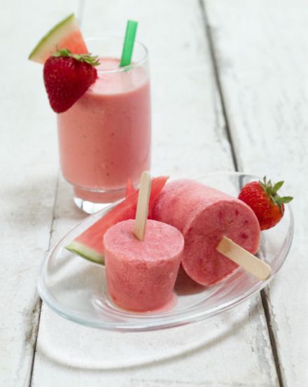 Watermelon Strawberry Shake and pop 1
