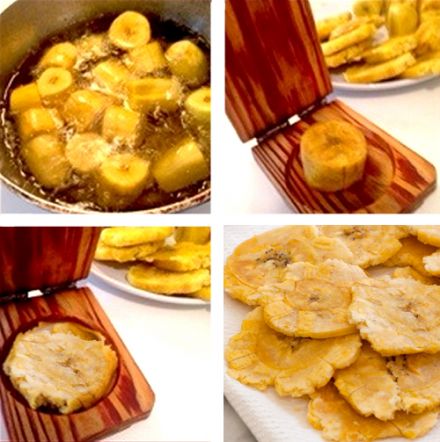 Tostones / Flattened Fried Plantains 1
