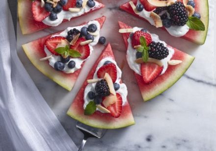 Sweet Watermelon Pizza 1