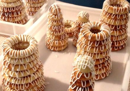 Kransekage - marzipan wreath cake - Danish Things